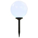LED-solarlampen rond 30 cm RGB 2 st