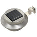 LED-solarlampen rond 12 cm wit 6 st