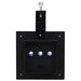 LED-solarlampen vierkant 12 cm zwart 6 st