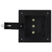 LED-solarlampen vierkant 12 cm zwart 6 st