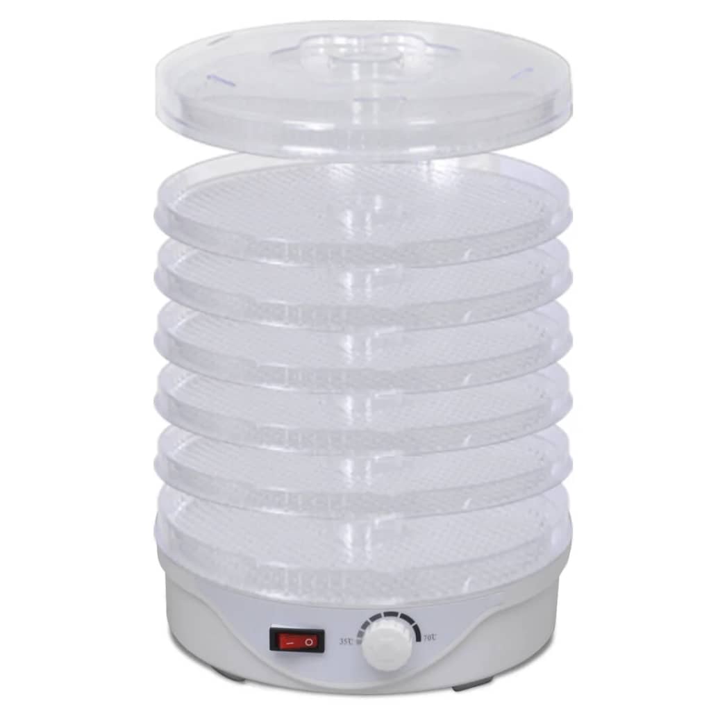 Voedseldroger rond 250 W 6 lades
