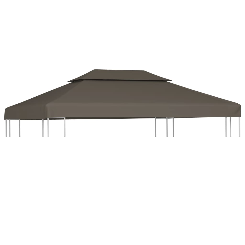 Prieeldak 2-laags 4x3m 310 g/m² taupe