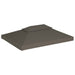 Prieeldak 2-laags 4x3m 310 g/m² taupe