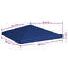 Prieeldak 310 g/m² 3x3 m blauw