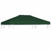 Prieeldak 310 g/m² 4x3 m groen