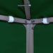 Prieeldak 310 g/m² 4x3 m groen
