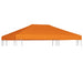 Prieeldak 310 g/m² 4x3 m oranje