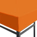Prieeldak 310 g/m² 4x3 m oranje
