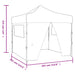 Vouwtent pop-up met 4 zijwanden 3x3 m antraciet