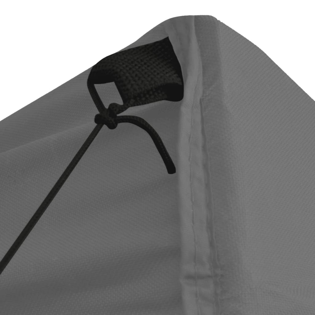 Vouwtent pop-up met 4 zijwanden 3x3 m antraciet