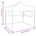 Vouwtent pop-up met 2 zijwanden 3x3 m antraciet