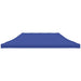 Partytentdak 3x6 m blauw