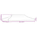 Partytentdak 3x6 m blauw