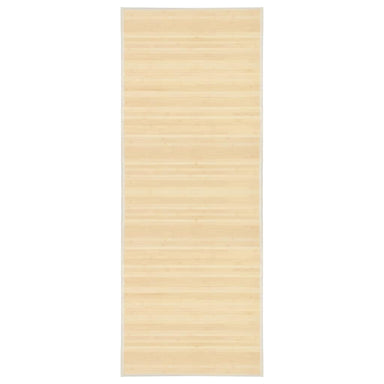 Tapijt 80x200 cm bamboe natuurlijk