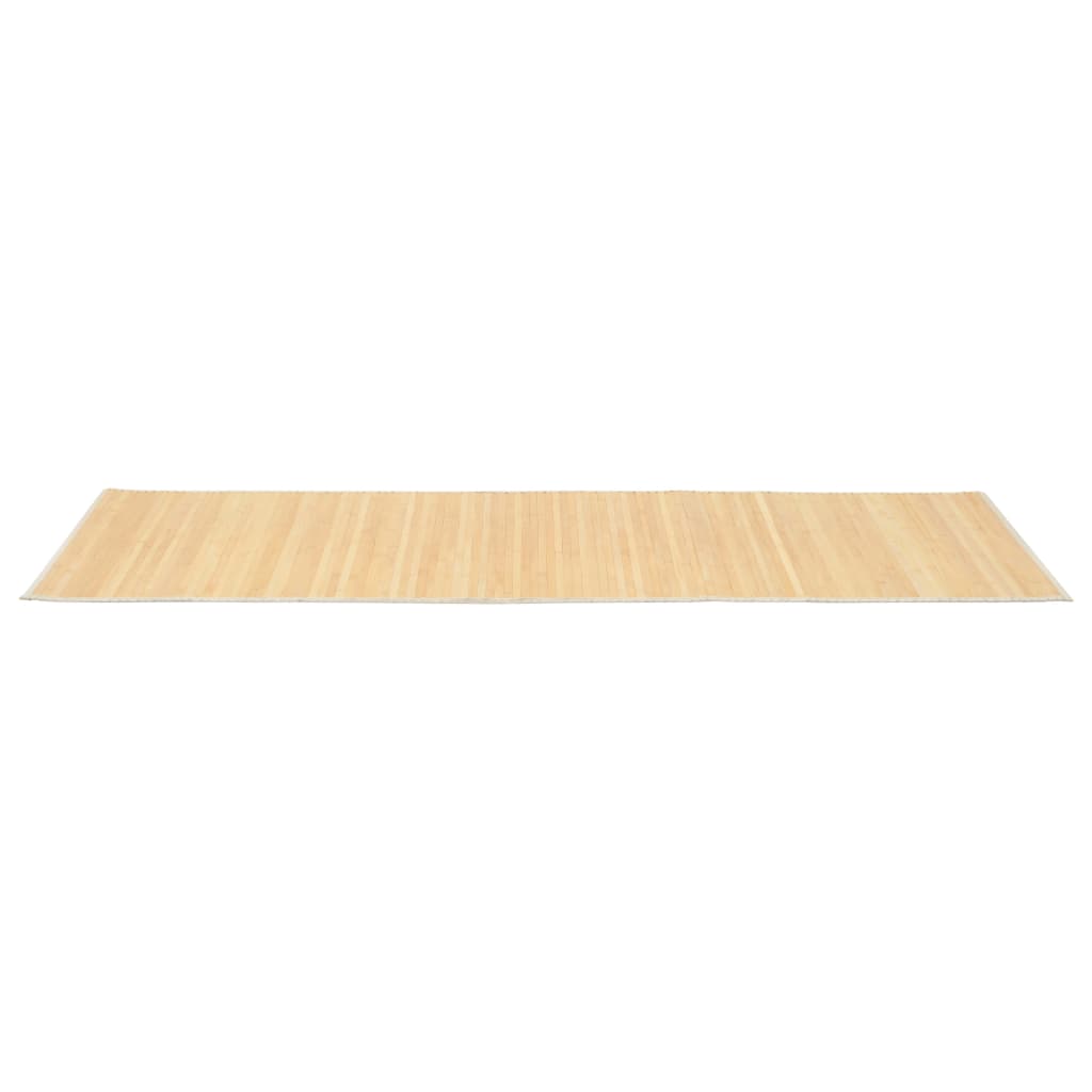 Tapijt 80x200 cm bamboe natuurlijk
