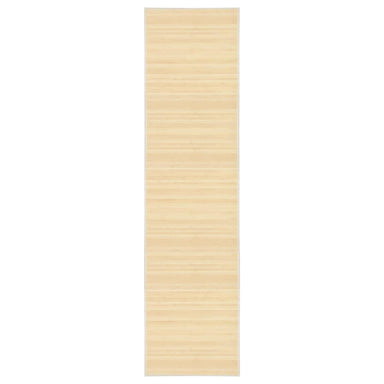 Tapijt 80x300 cm bamboe naturel