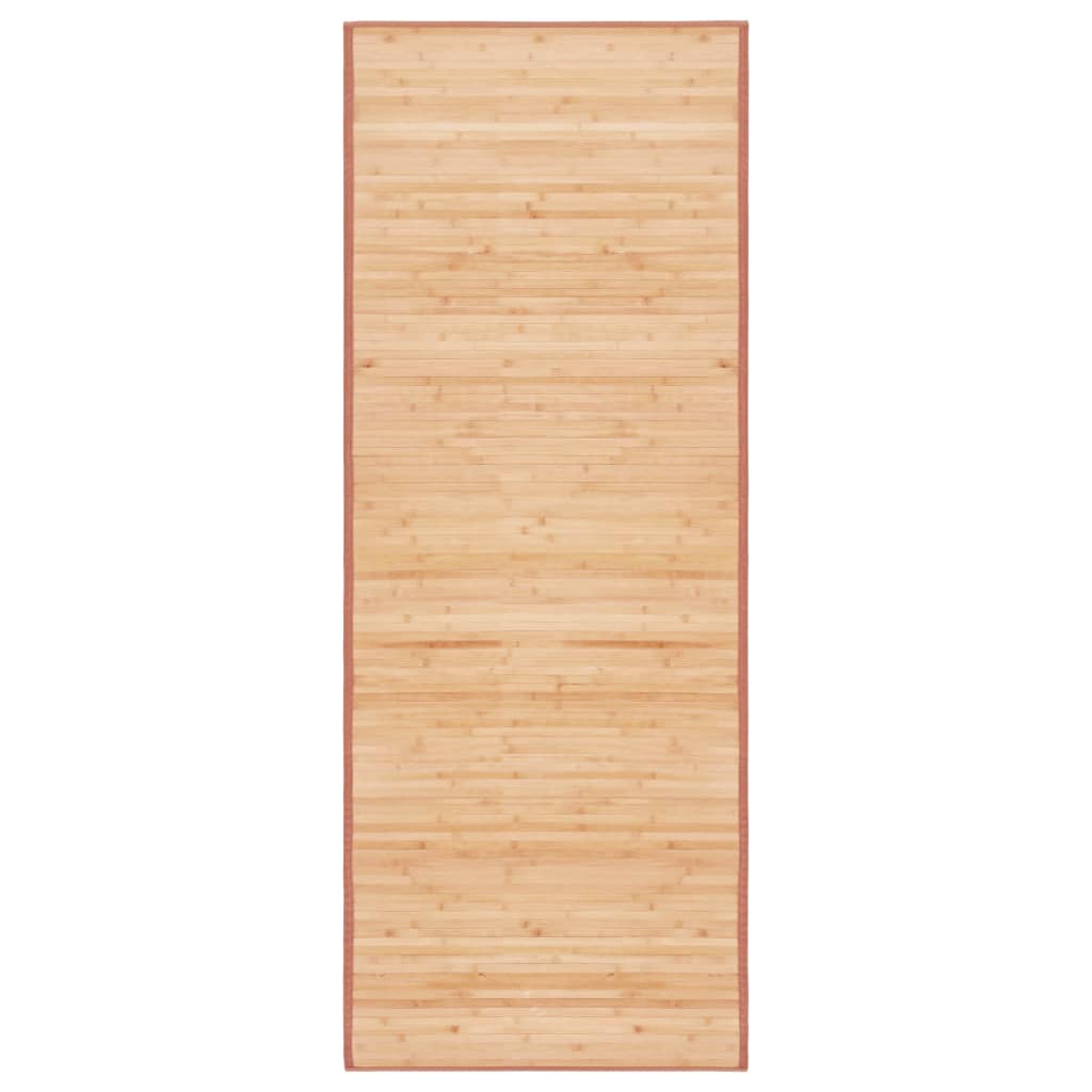 Tapijt 80x200 cm bamboe bruin