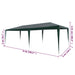 Partytent 3x6 m PE groen