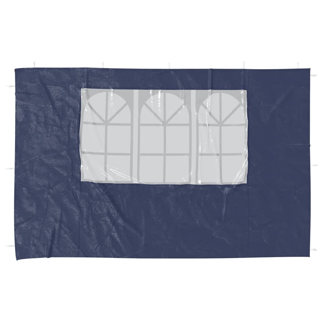 Tentwanden Met Raam Pe 2 St Blauw