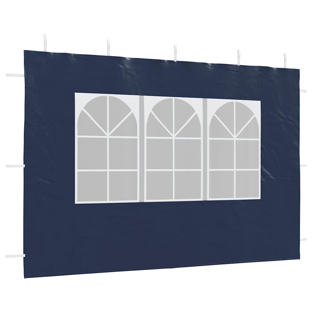 Tentwanden Met Raam Pe 2 St Blauw