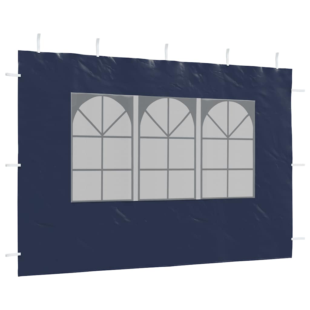 Tentwanden Met Raam Pe 2 St Blauw