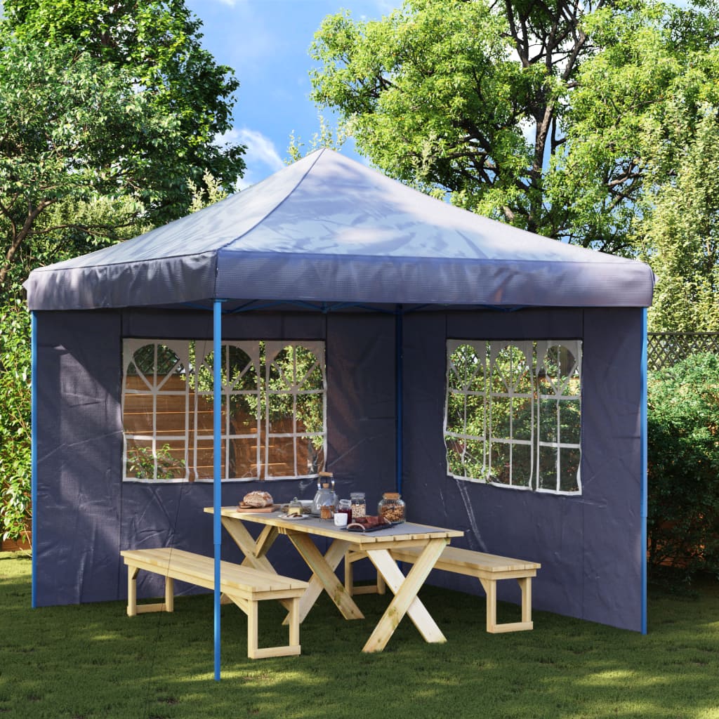 Tentwanden Met Raam Pe 2 St Blauw