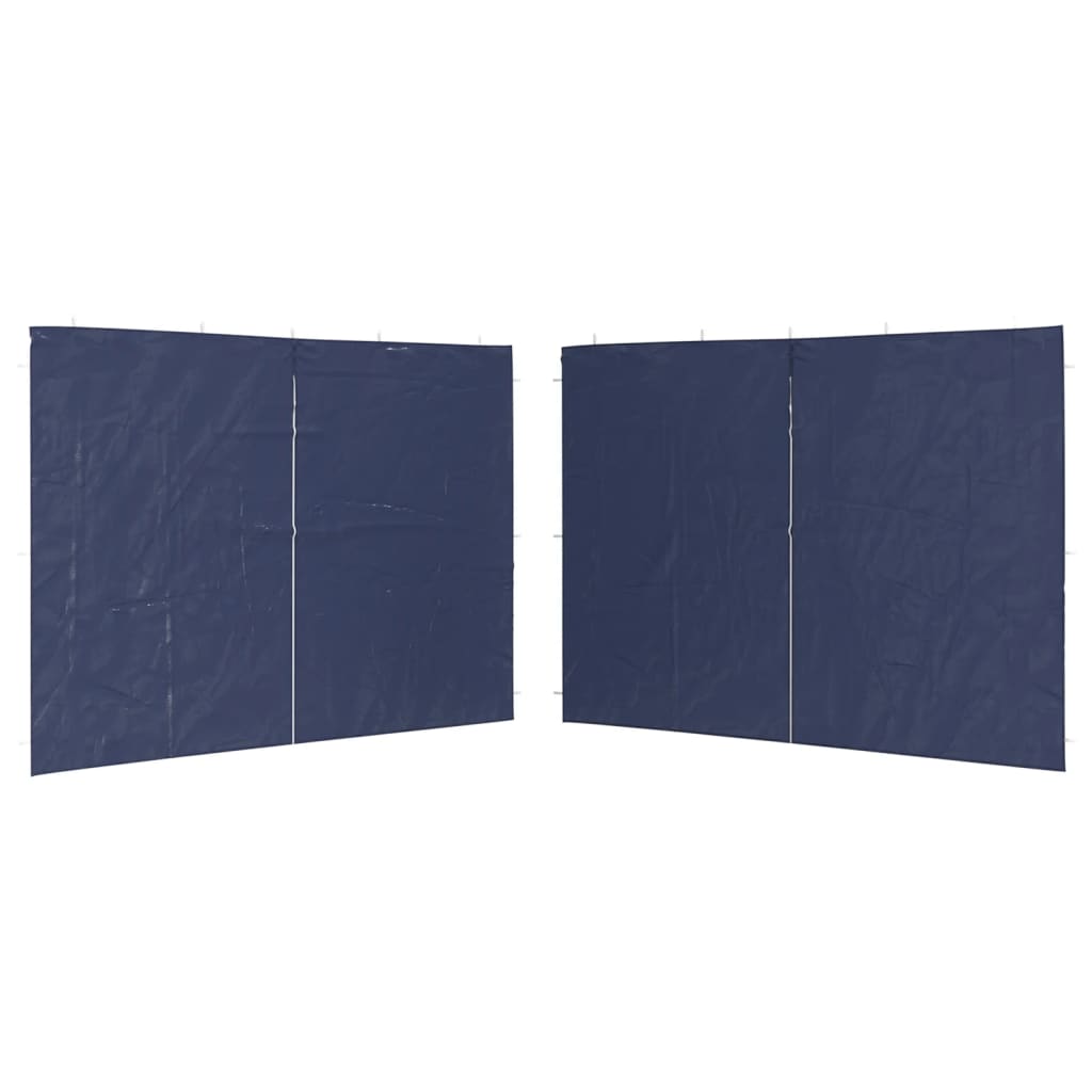 Tentwanden Met Ritssluiting Pe 2 St Blauw