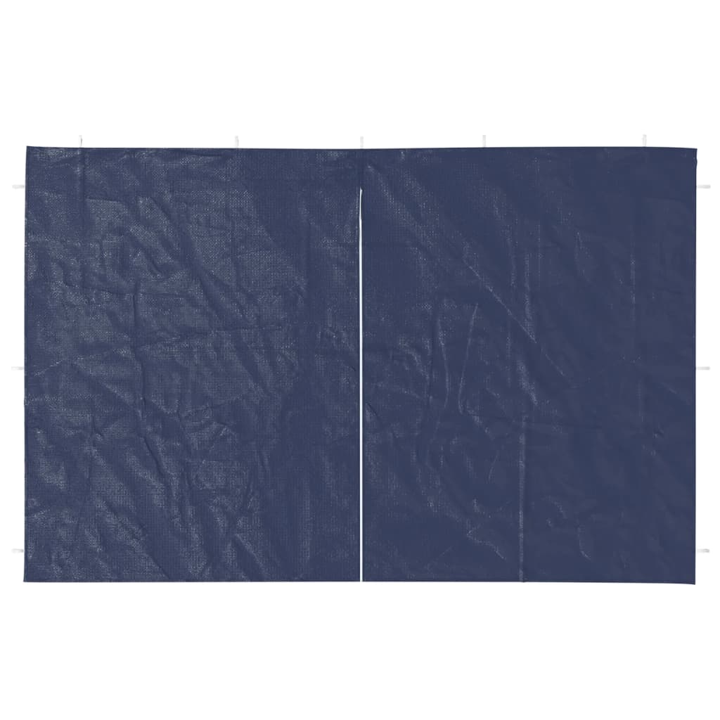 Tentwanden Met Ritssluiting Pe 2 St Blauw