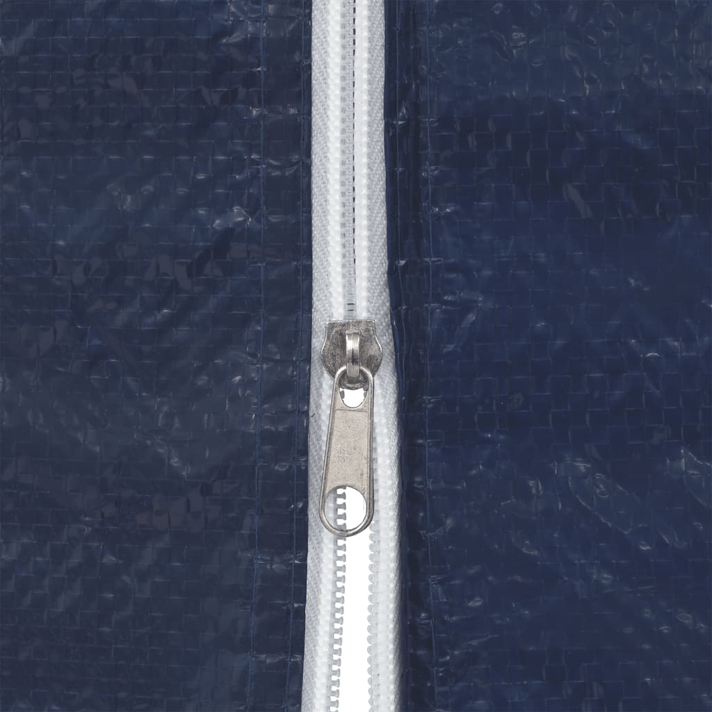 Tentwanden Met Ritssluiting Pe 2 St Blauw