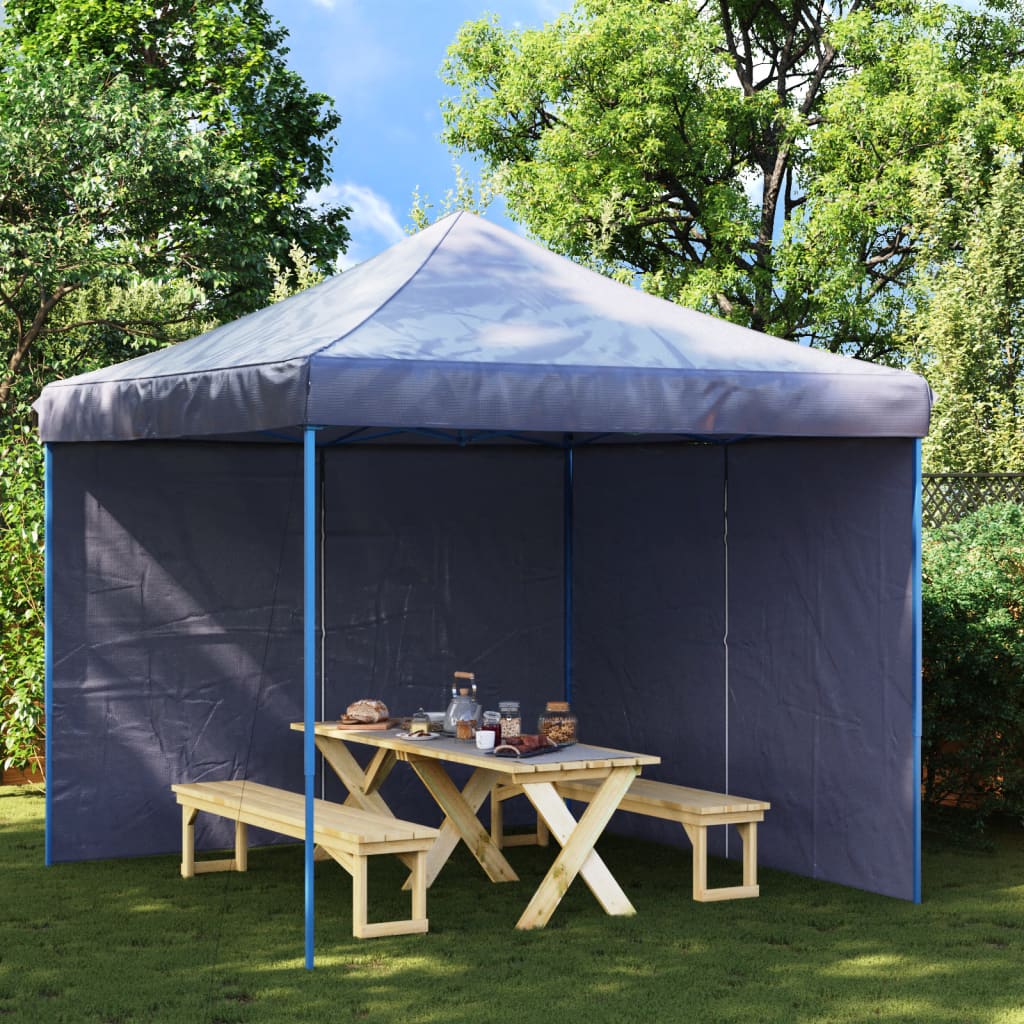 Tentwanden Met Ritssluiting Pe 2 St Blauw