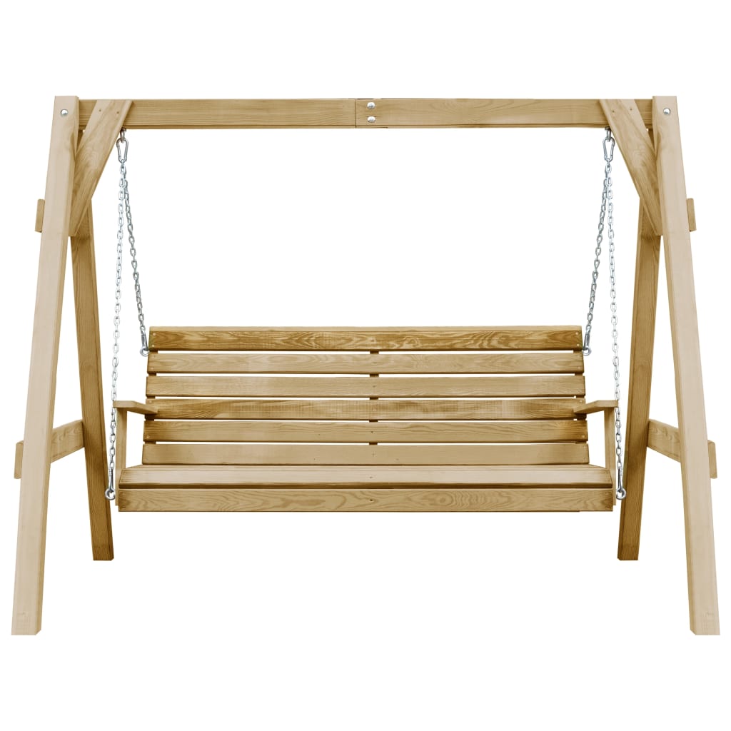 Schommelbank 205x150x157 cm geïmpregneerd grenenhout