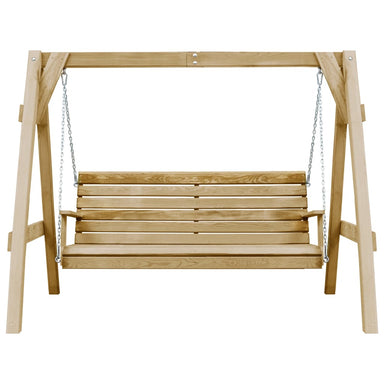 Schommelbank 205x150x157 cm geïmpregneerd grenenhout