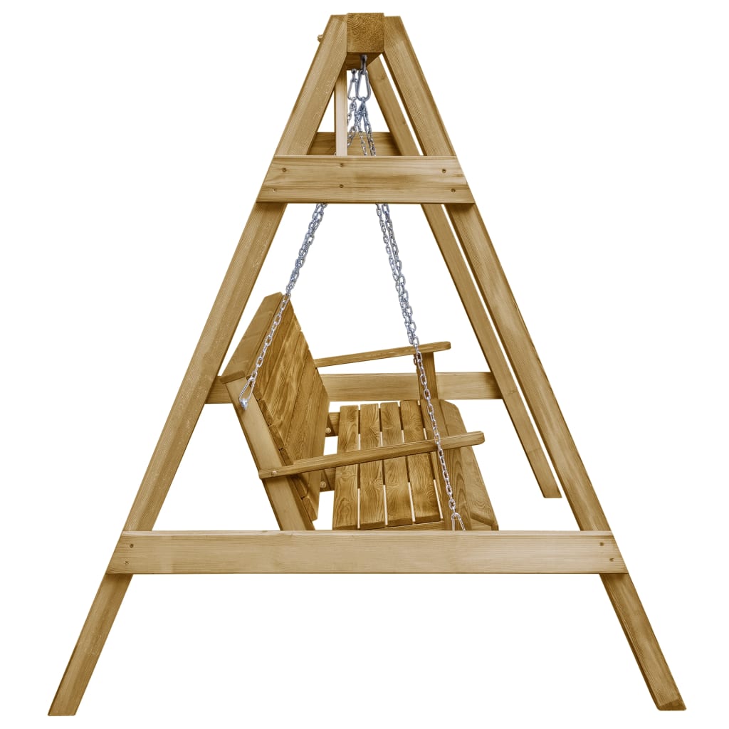Schommelbank 205x150x157 cm geïmpregneerd grenenhout