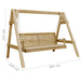 Schommelbank 205x150x157 cm geïmpregneerd grenenhout