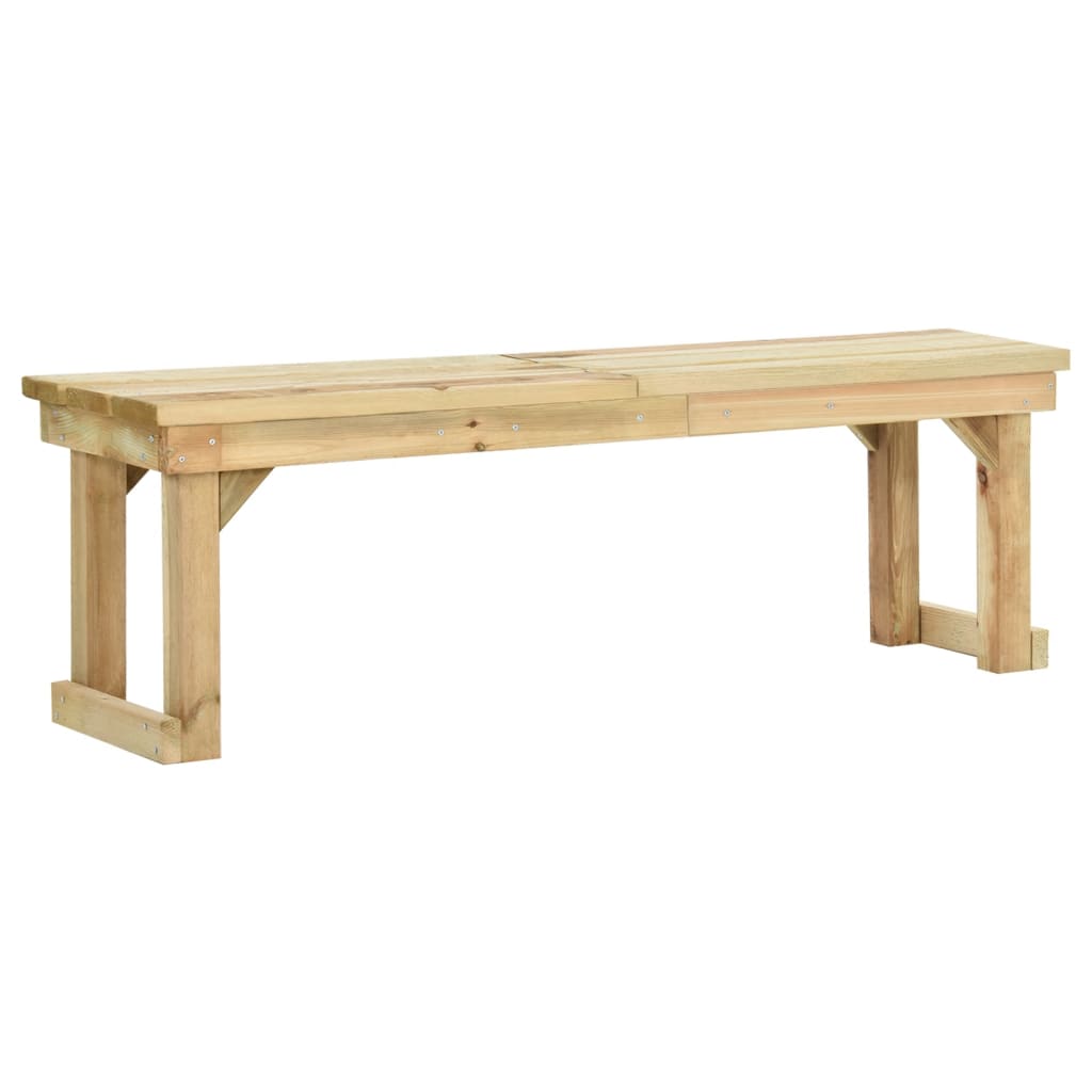 Tuinbank 140 Cm Geïmpregneerd Grenenhout 140 x 38 x 45 cm