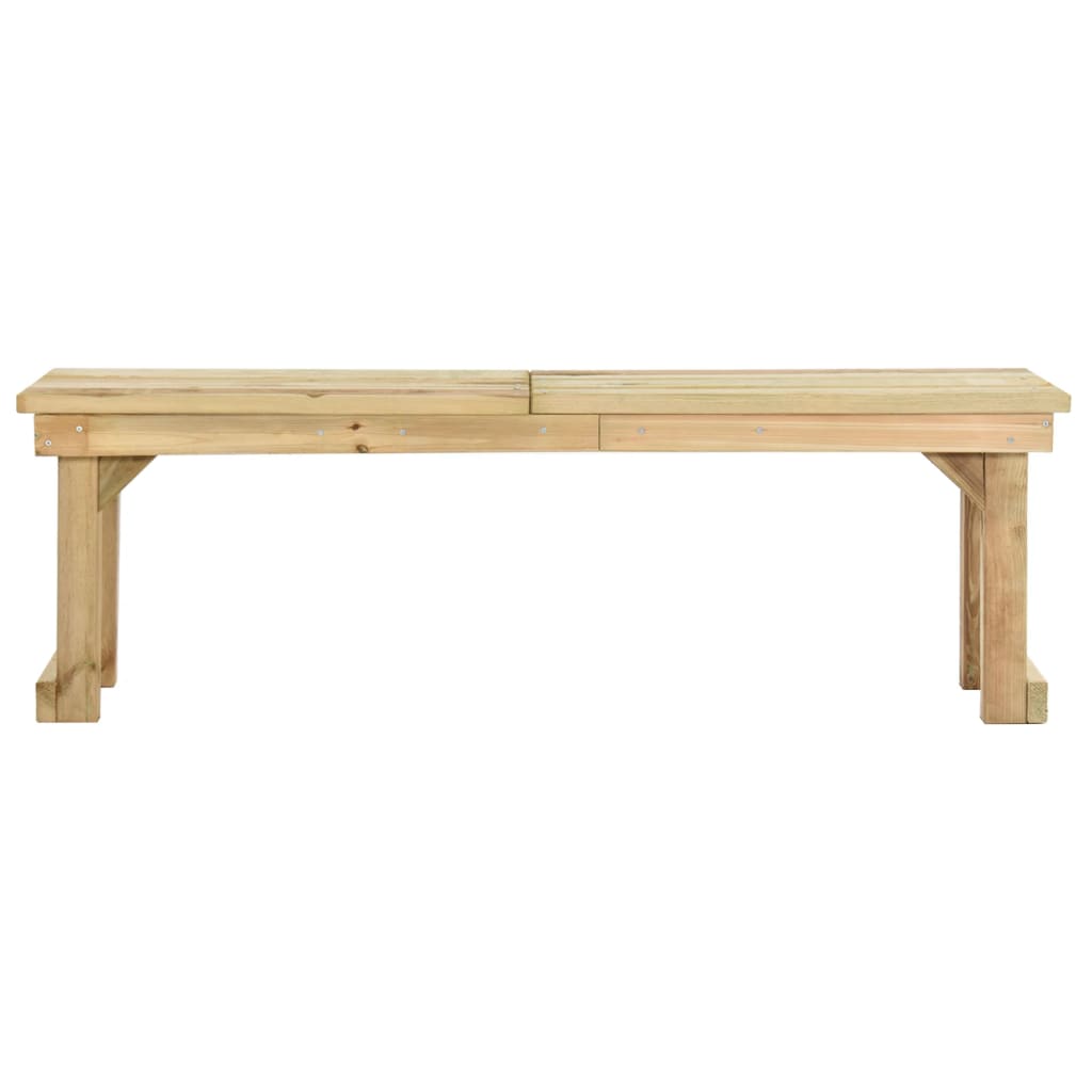 Tuinbank 140 Cm Geïmpregneerd Grenenhout 140 x 38 x 45 cm