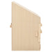 Kippenlegkast 2 compartimenten 63x40x65 cm massief grenenhout