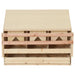 Kippenlegkast 3 compartimenten 72x33x54 cm massief grenenhout