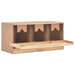 Kippenlegkast 3 compartimenten 96x40x45 cm massief grenenhout
