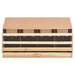 Kippenlegkast 4 compartimenten 106x40x59 cm massief grenenhout