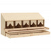 Kippenlegkast 5 compartimenten 117x33x54 cm massief grenenhout