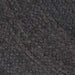 Vloerkleed handgemaakt rond 150 cm jute donkergrijs