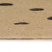 Vloerkleed handgemaakt met print polkadot 120 cm jute
