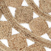 Vloerkleed handgemaakt 90 cm gevlochten jute