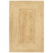 Vloerkleed handgemaakt 80x160 cm jute naturel