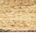 Vloerkleed handgemaakt 80x160 cm jute naturel