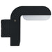 LED-buitenwandlamp 9 W ovaal zwart