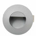 LED-buitenwandlampen 6 st 2 W rond zilverkleurig