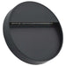 LED-buitenwandlampen 2 st 3 W rond zwart