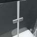 Douchewand inklapbaar 2 panelen 95x140 cm ESG
